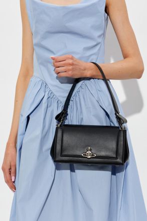 Vivienne Westwood Hazel Medium Shoulder Bag, Womens, Black