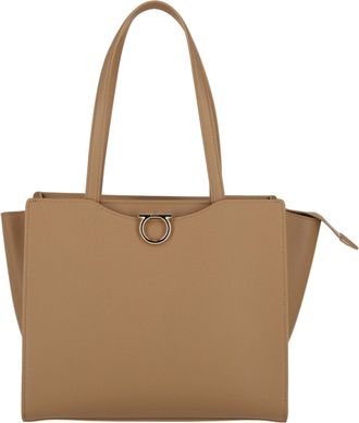 Ferragamo Gemini Leather Shoulder Bag