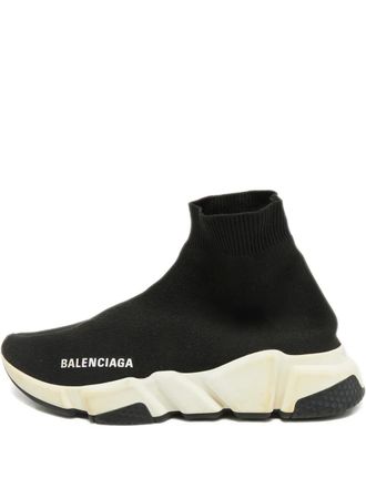 Balenciaga Speed logo-detail slip-on sneakers - Black
