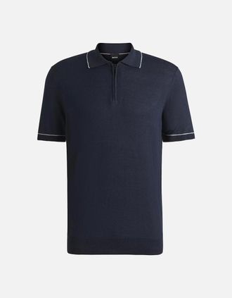 HUGO BOSS Mens H Jiovanotto Sweater Navy - Size: 44