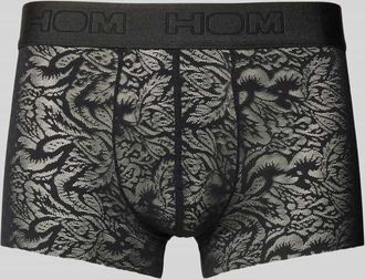 HOM Trunks mit elastischem Logo-Bund in Black, Größe M