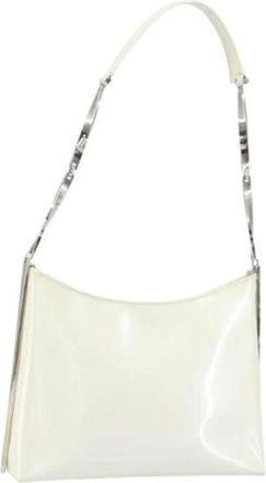 Ferragamo Pre-owned Shoulder Bags, female, White, Size: ONE SIZE Pre-owned Leather Shoulder Bag