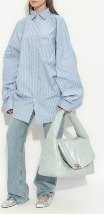 Balenciaga Jeans With A vintage Effect, Womens, Blue