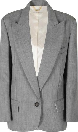 Elisabetta Franchi Blazer Sartoriale - - Jackets - Donna - Grigio - S