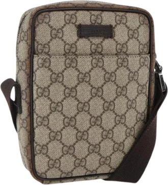 Gucci Pre-owned Plastic Cross Body Bag - Dames - Vintage Schoudertas - Beige - ONE Size - Vintage