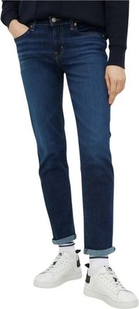 Levi's Mid Rise Boyfriend Jeans - Dames - Slim Fit Jeans - Blauw - W27 L27 - Katoen - Jeans