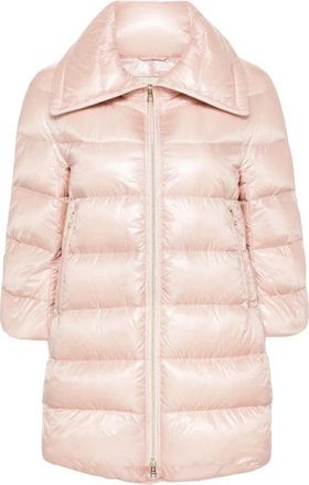 Herno Cleofe Down Jacket - Dames - Gewatteerde jassen - Roze - S - Nylon - Jassen