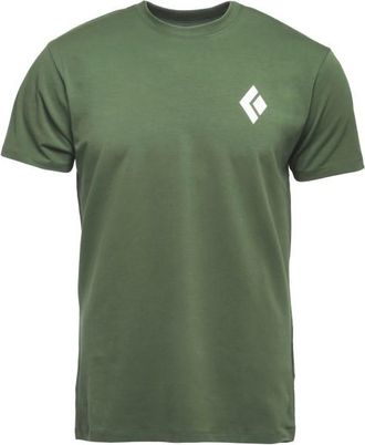 Black Diamond S/S Equipment For Alpinist Tee T-Shirt f&uuml;r Herren | oliv