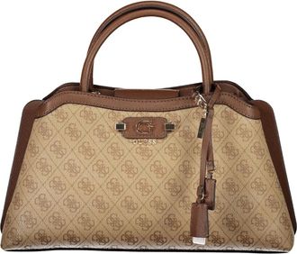 Guess Tassen, Dames, Beige, ONE Size, Lindsey Satchel Bag