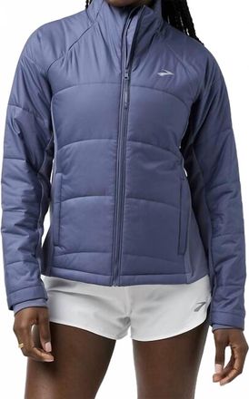 Brooks Shield Hybrid Jacket 3.0 In Nightshadow