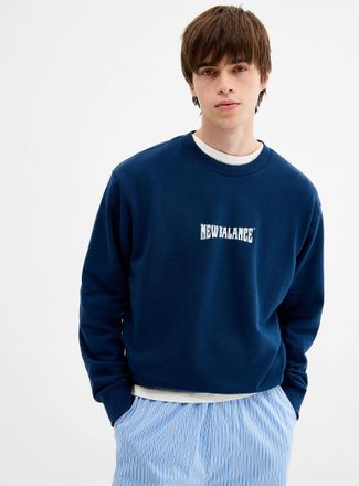 New Balance Mens Wavy logo sweatshirt