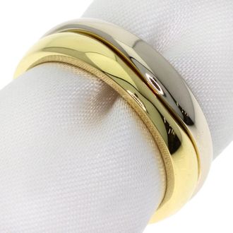 Cartier Yellow Gold (18K) White Gold (18K) Band Ring (Pre-Owned)