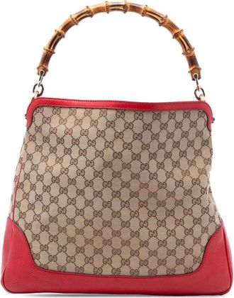 Gucci Pre-owned Handbags, female, Brown, Size: ONE SIZE Pre-owned Bamboo Handle Bag