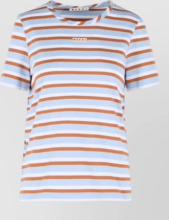 Marni cotton t shirt short sleeves round neck