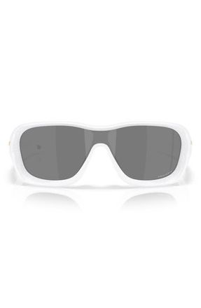 Oakley 130mm Prizm Shield Sunglasses in Black White at Nordstrom