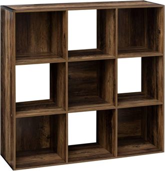 5five Simply Smart 5five Simply Smart - Mix N Modul Indus 9 Estantes, Efecto Madera Oscura - 5five