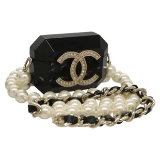 Chanel Pre-owned Plastic chanel-bags - Dames - Pre-owned - Zwart - Maat: ONE Size