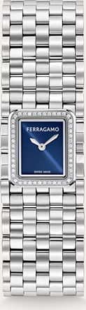 Ferragamo Women Ferragamo Entrelac&eacute; watch Blue