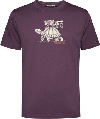 Greenbomb Turtle Walk Fusion T-Shirt f&uuml;r Herren | lila
