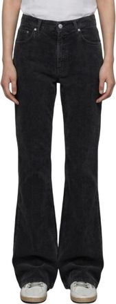 Haikure Black Flared High Rise Jeans