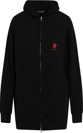 Balenciaga Hooded Mini Dress - Dames - Korte kleedjes - Zwart - S - Wol - Kleedjes