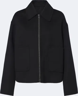 Fendi Wool and silk blouson jacket