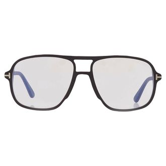 Tom Ford Blue Light Block Navigator Mens Eyeglasses FT5737-B 002 56
