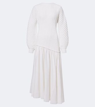 Bottega Veneta Abito midi asimmetrico