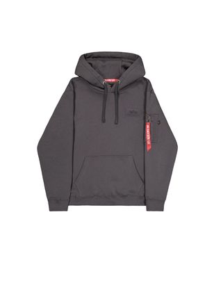 Alpha Industries Hoodie ALPHA INDUSTRIES Backprint Hoodie, Herren, Gr. L, grau (vintage grau), Obermaterial: 80% Baumwolle, 20% Polyester, regular fit, Sweatshirts Hoo