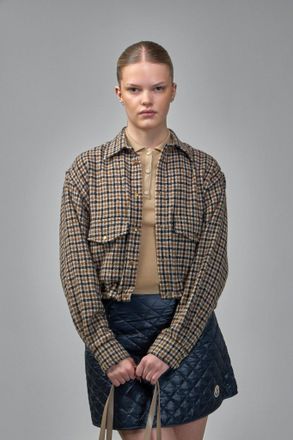 Moncler Plaid Shirt Jacket