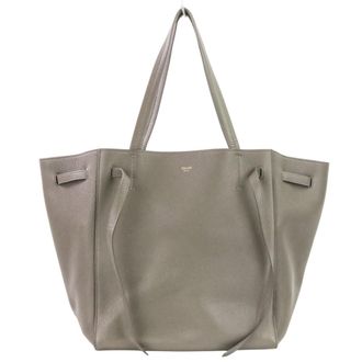 Celine Cabas Dark Gray Tote Bag (Pre-Owned)