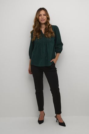 Culture Overhemd met lang mouwen Regular fit Botanical Garden green