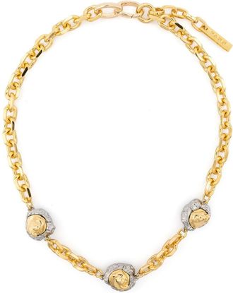 VANN Rock Jewel choker necklace - unisex - Brass - One Size - Gold