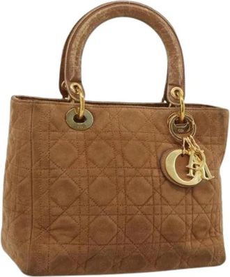 Dior Pre-owned Suede Hand Bag - Dames - Vintage Handtas - Bruin - ONE Size - Su&egrave;de - Vintage