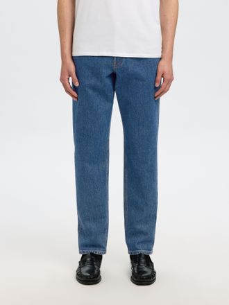 Selected 5-Pocket-Jeans SELECTED SLH190-REG TAPERED BEN KORI JEANS NOOS, Herren, Gr. 28, L&auml;nge 32, medium blau denim detail:203, Denim/Jeans, Obermaterial: 99%