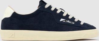 Autry Baskets Homme Windscape Low Sue Leat Navy Mrsh, Capsule Flash