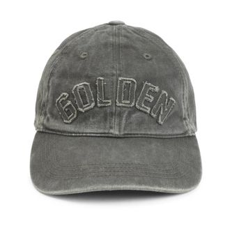 Golden Goose Journey Baseball Cap - Heren - Petten - Grijs - ONE Size - Katoen - Accessoires