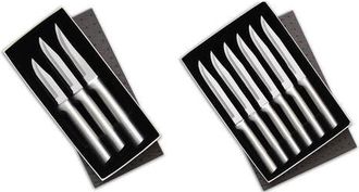Rada 3 Piece Paring Knives Galore Set & 6 Piece Steak Knife Set in Gift Box in Silver at Nordstrom