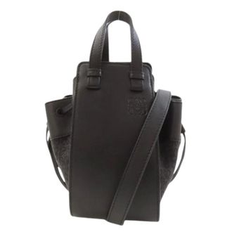 Loewe Borsa a spalla Pre-owned in tela - - Pre-owned - Donna - Nero - ONE SIZE