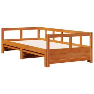 Berkfield Home Durable Daybed without Mattress Wax Brown 80x200 cm Solid Wood Pine