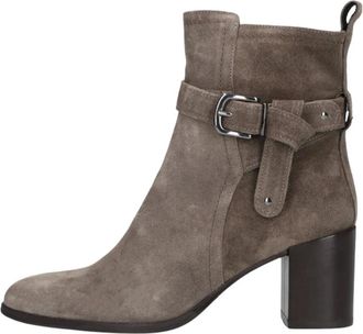 Lina Locchi AX 234 Enkellaars - Dames - Schoenen - Grijs - Maat: 39 EU Leer