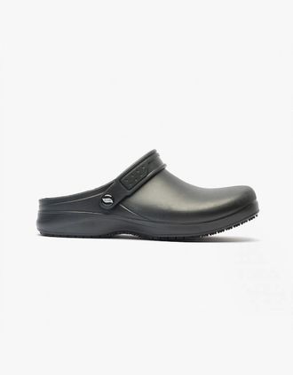 Skechers Mens Skechers Work 200092EC RIVERBOUND SR Mens Occupational Clogs Black - Size: 6.5