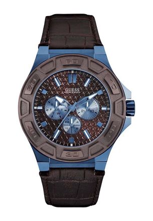 Guess W0674G5 Mens Force Watch - Brown - One Size