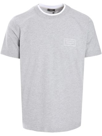 PESERICO logo-print T-shirt - men - Cotton - 58 - Grey