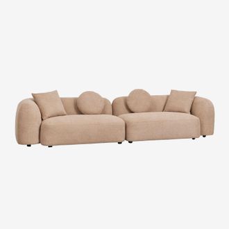 Sklum Sof&aacute; Modular De 2 Piezas En Chenilla Coco Sklum