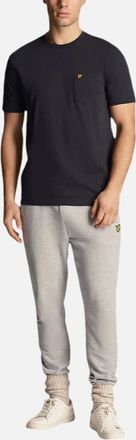 Lyle & Scott Mens Lyle & Scott Mens Short Sleeve T Shirts Pocket Regular Fit Summer Cotton Tee NEW - Navy - Size: 36