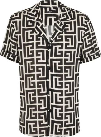 Balmain Hombre, Camisas, Negro, Talla: L