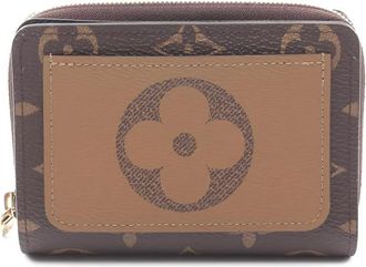 Louis Vuitton Portemonnee met monogram-canvas - Bruin