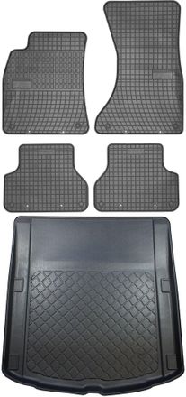 OEM Juego De Alfombrillas De Goma Para Coche Y Alfombrilla Para Maletero Para Audi A5 Ii Sportback A Partir De Octubre De 2016