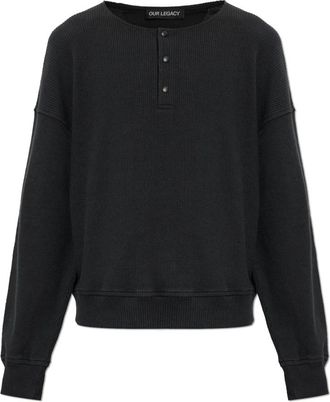 Our Legacy Felpa Ballon - - Sweatshirts & Hoodies - Uomo - Nero - L